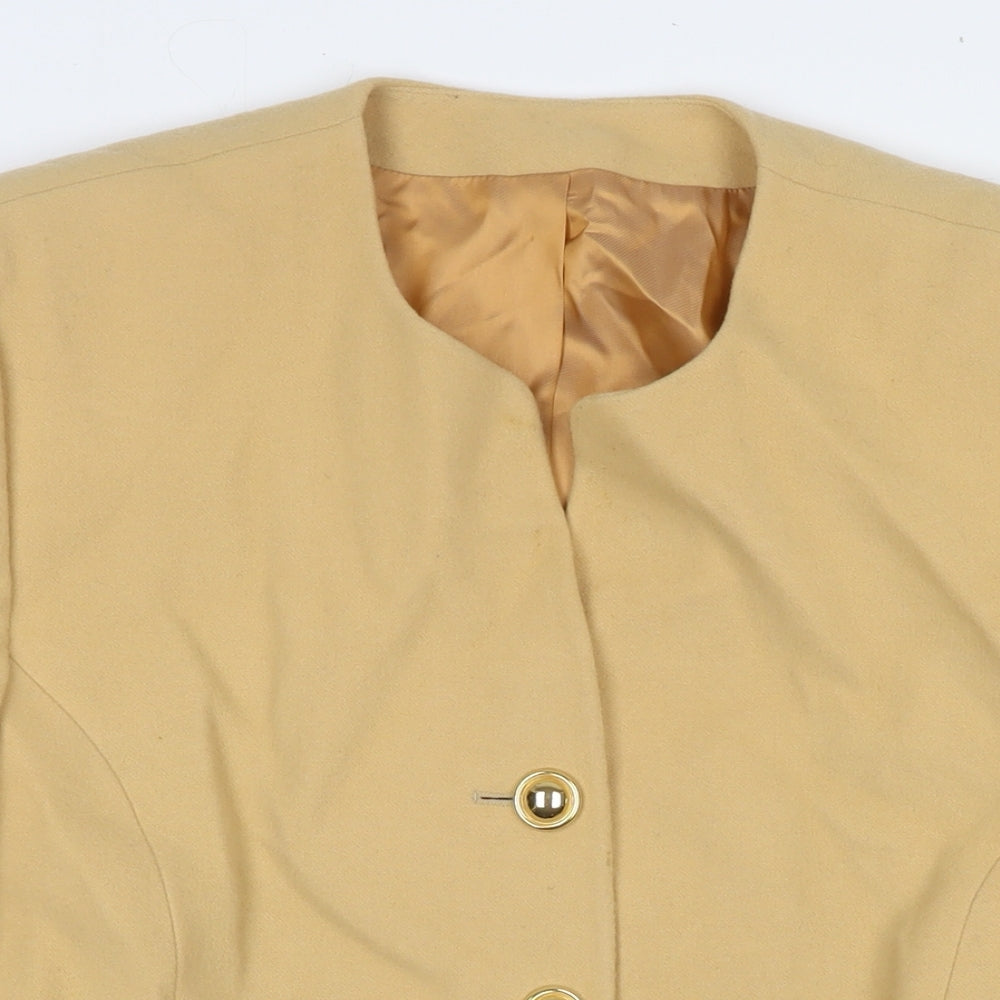 Womens UK Size 16 St Michael Beige Pea Coat