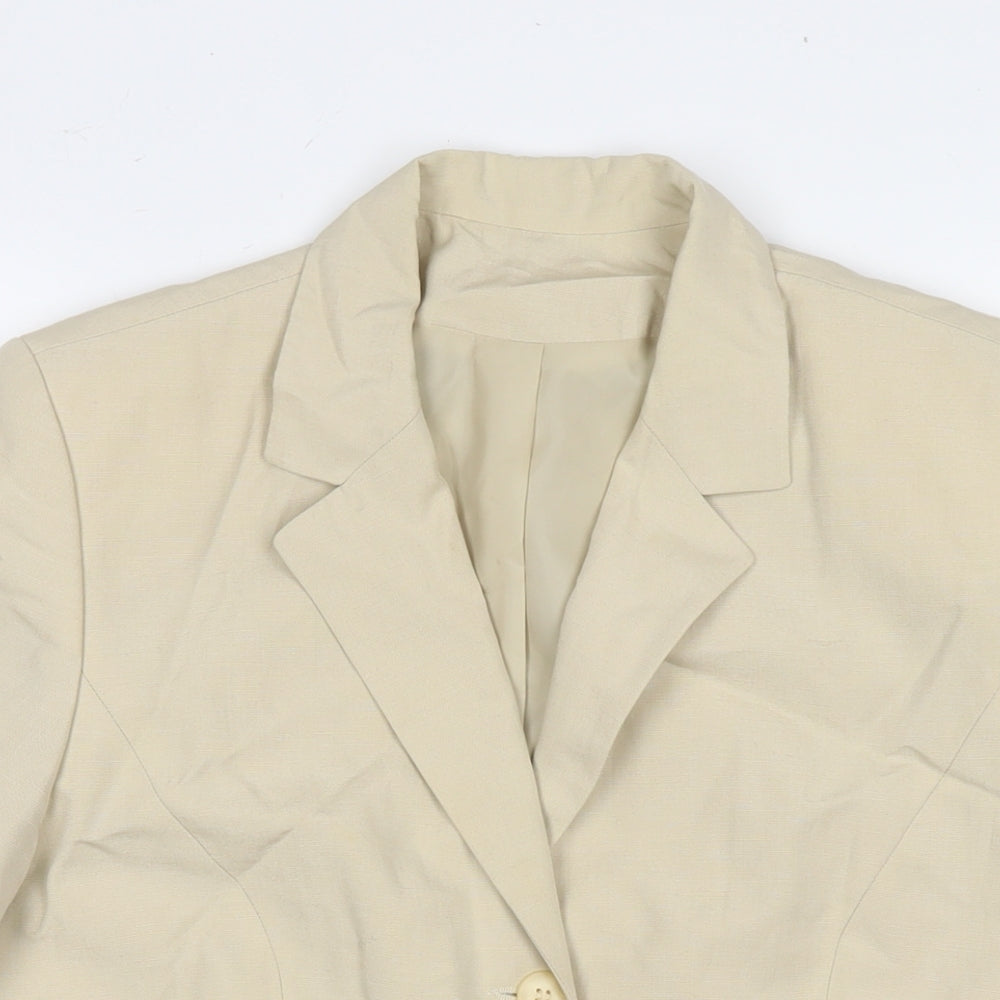 Womens UK Size 14 Richards Beige Jacket