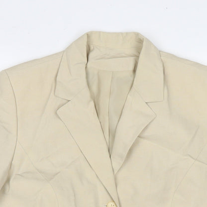 Womens UK Size 14 Richards Beige Jacket