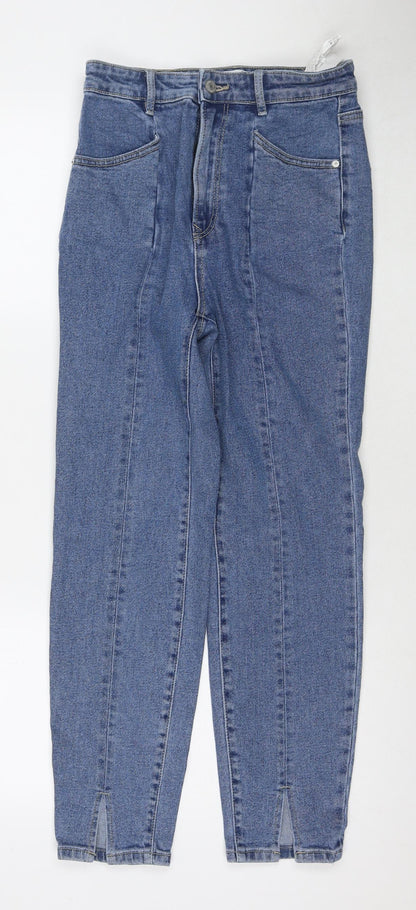 Womens UK Size 10 Stradivarius Regular Fit Skinny Blue Jeans