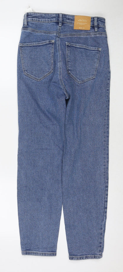 Womens UK Size 10 Stradivarius Regular Fit Skinny Blue Jeans