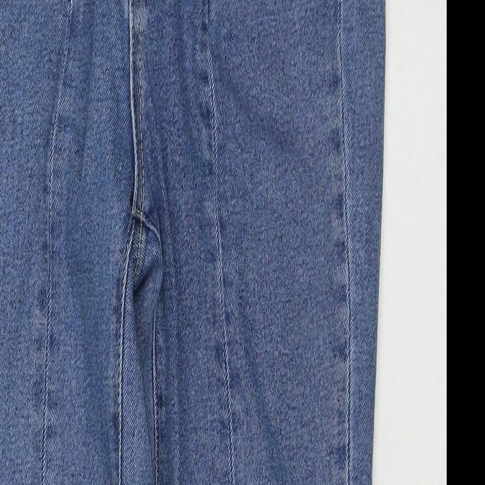 Womens UK Size 10 Stradivarius Regular Fit Skinny Blue Jeans