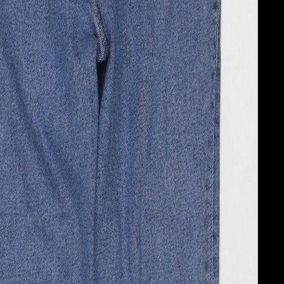 Womens UK Size 10 Stradivarius Regular Fit Skinny Blue Jeans