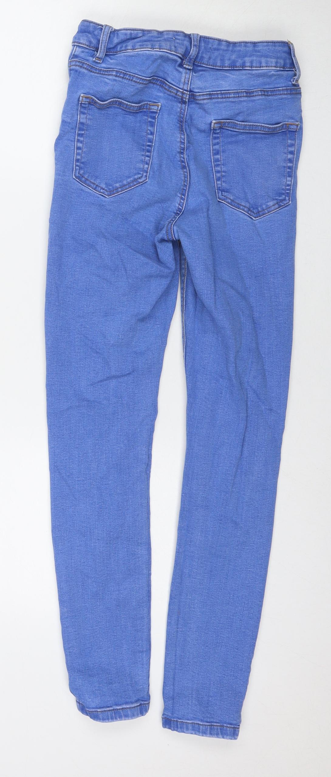 Womens UK Size 10 Denim & Co. Regular Fit Skinny Blue Jeans
