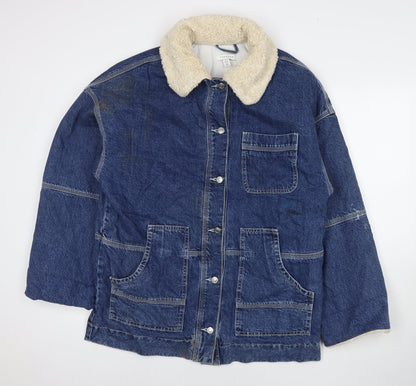 Womens UK Size 10 Topshop Blue Jacket