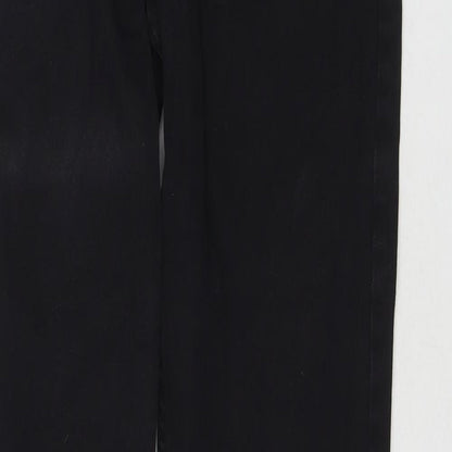 Denim & Co. Mens Black Cotton Skinny Jeans Size 34 in L34 in Regular Zip