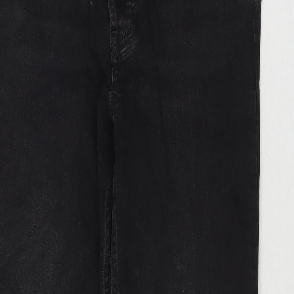 Gap Womens Black Cotton Cropped Jeans Size 29 in L24 in Regular Zip