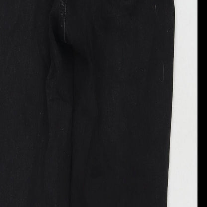 Gap Womens Black Cotton Cropped Jeans Size 29 in L24 in Regular Zip