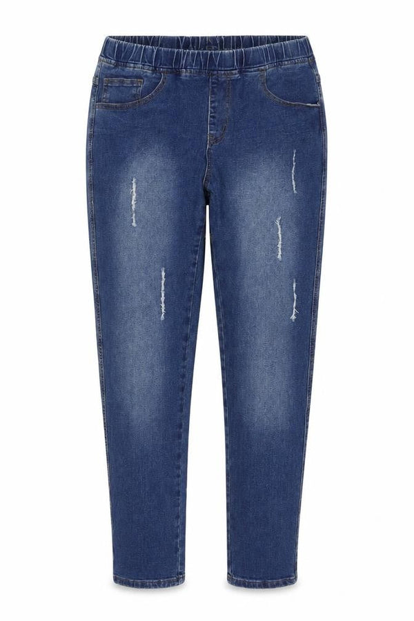 Voir Jeans Womens Blue Cotton Jegging Jeans Size L L28 in Regular Zip