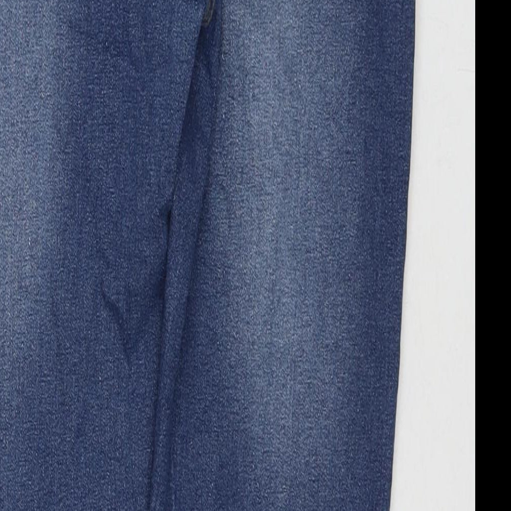 Voir Jeans Womens Blue Cotton Jegging Jeans Size L L28 in Regular Zip