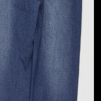 Voir Jeans Womens Blue Cotton Jegging Jeans Size L L28 in Regular Zip