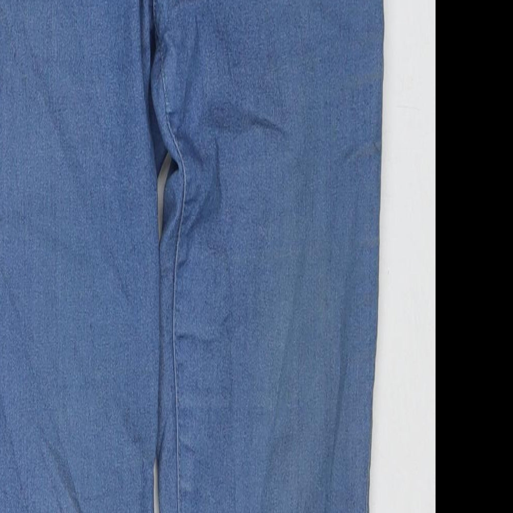 FOREVER 21 Womens Blue Cotton Skinny Jeans Size 27 in L24 in Regular Zip