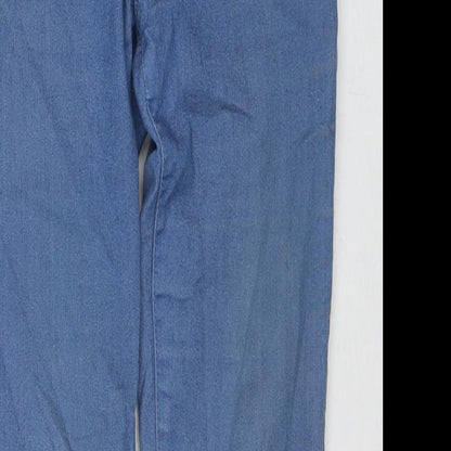 FOREVER 21 Womens Blue Cotton Skinny Jeans Size 27 in L24 in Regular Zip