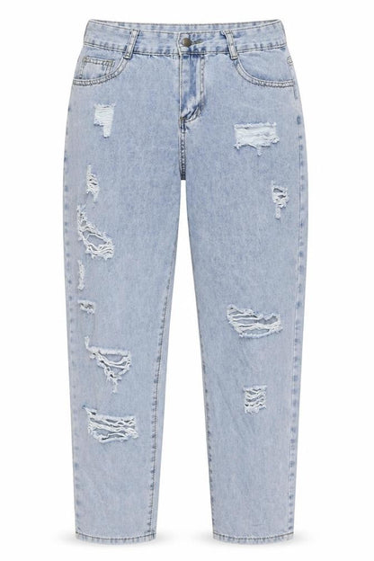 Womens UK Size 30 in Jeans Regular Fit Mom Blue Jeans