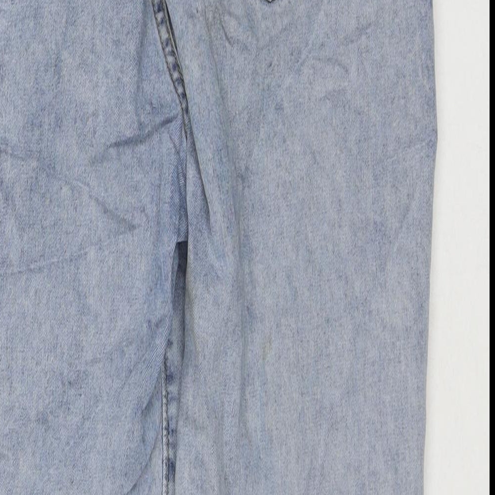 Womens UK Size 30 in Jeans Regular Fit Mom Blue Jeans