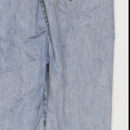 Womens UK Size 30 in Jeans Regular Fit Mom Blue Jeans