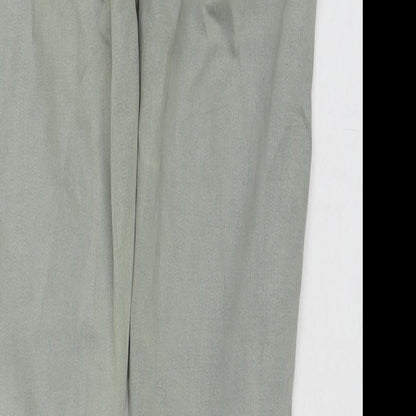 7 For All Mankind Womens Green Cotton Skinny Jeans Size 29 in L30 in Regular Zip