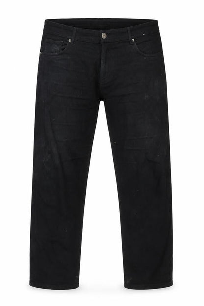 Mens UK Size 36 in Denim & Co. Regular Fit Straight Black Jeans