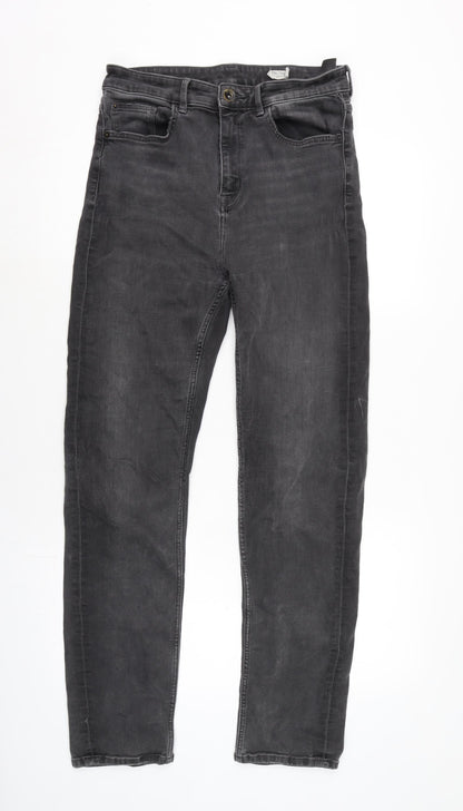 Womens UK Size 30 in Marks and Spencer Regular Fit Straight Grey Jeans