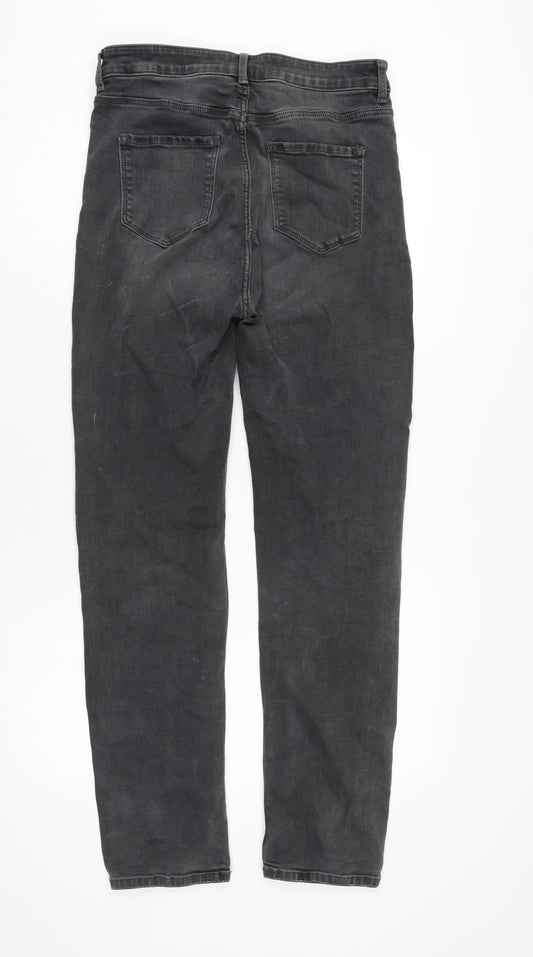 Womens UK Size 30 in Marks and Spencer Regular Fit Straight Grey Jeans
