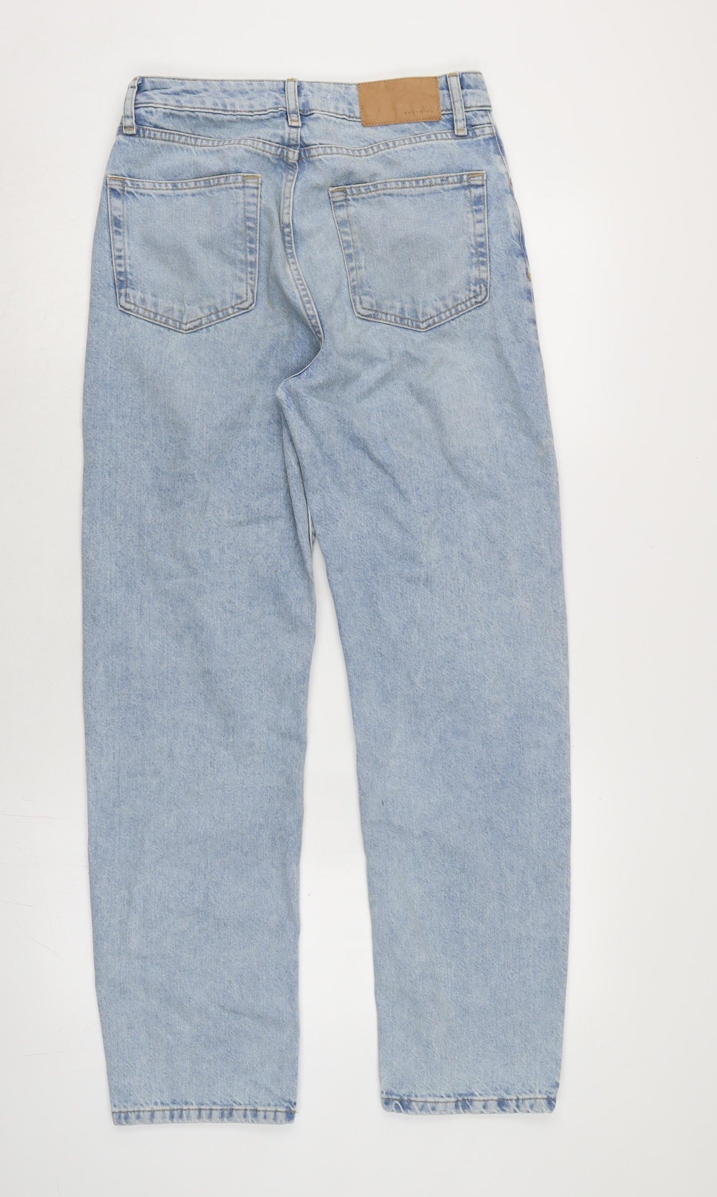 Womens UK Size 8 Denim & Co. Regular Fit Straight Blue Jeans