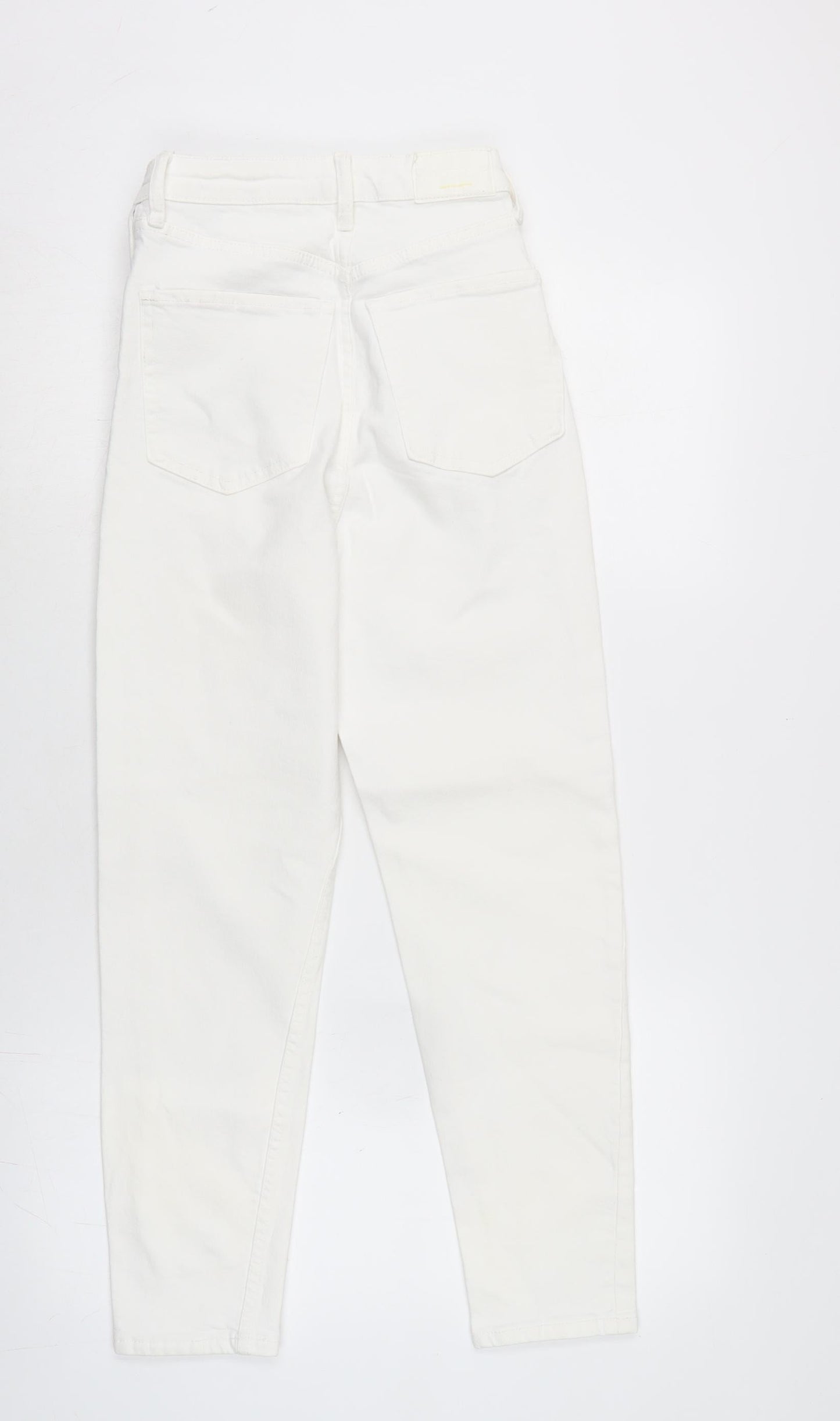 Womens UK Size 8 Berksha Regular Fit Straight White Jeans