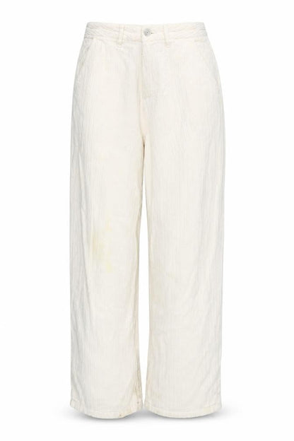 Womens UK Size 8 Zara Regular Fit  Ivory Trousers