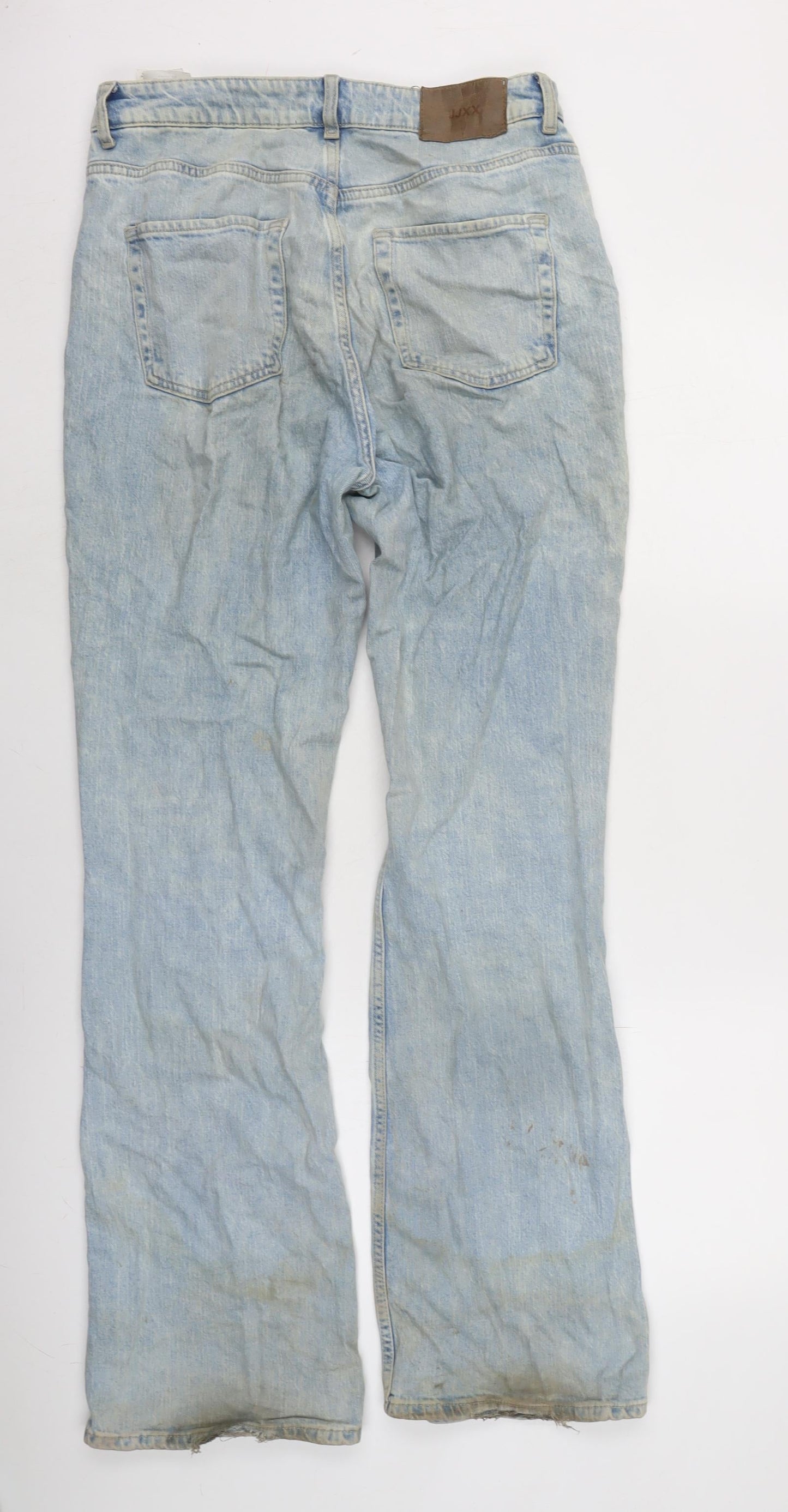 JJXX Womens Blue Cotton Blend Bootcut Jeans Size 30 in L31 in Regular Zip