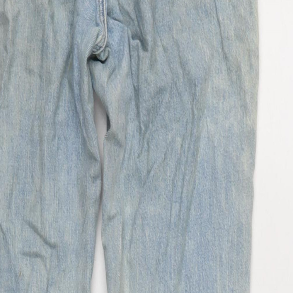 JJXX Womens Blue Cotton Blend Bootcut Jeans Size 30 in L31 in Regular Zip