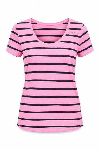 Womens UK Size 14 Marks and Spencer Pink Basic T-Shirt