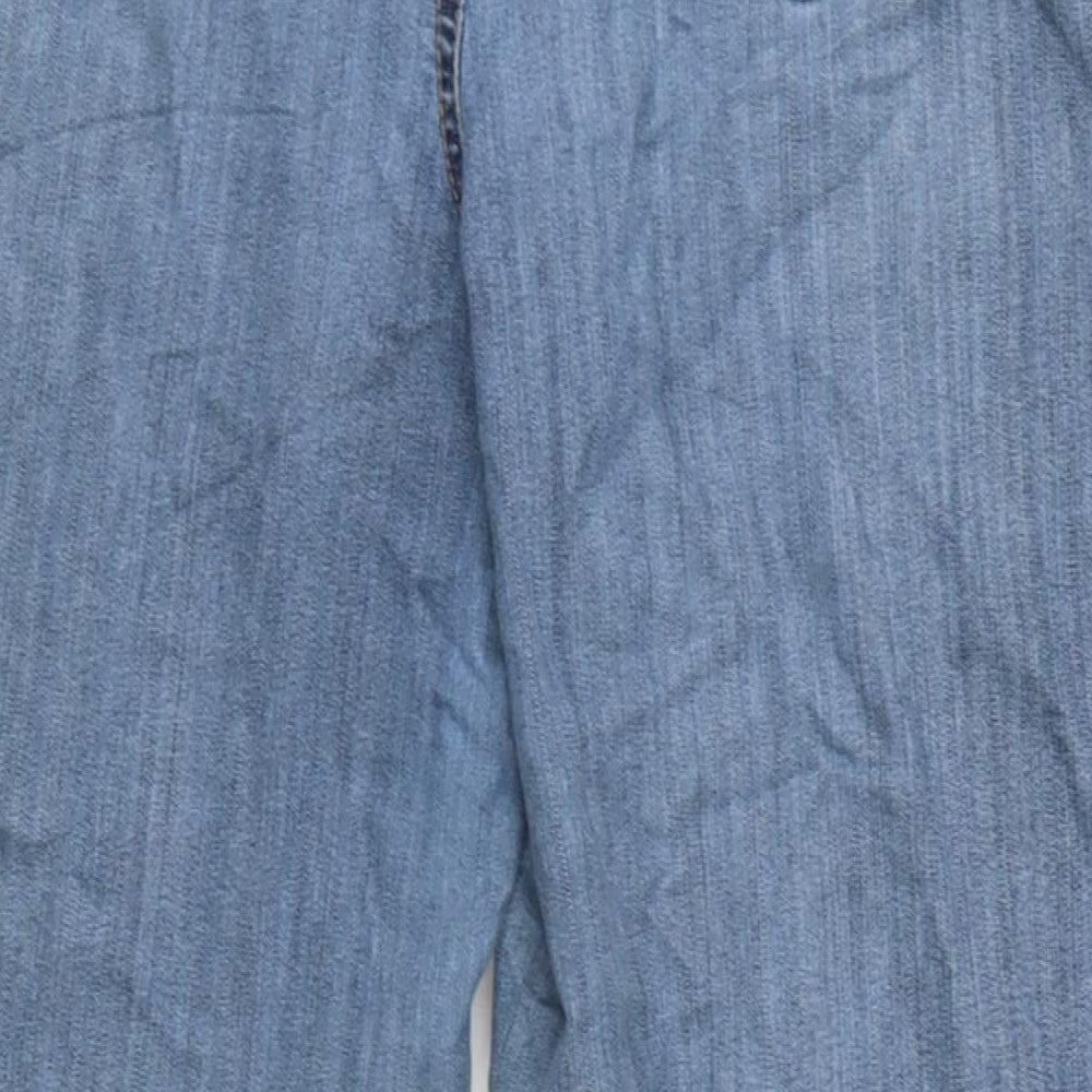 Womens UK Size 32 in Marks and Spencer Regular Fit Straight Blue Jeans