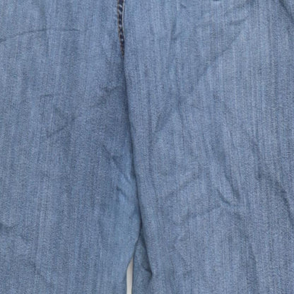Womens UK Size 32 in Marks and Spencer Regular Fit Straight Blue Jeans
