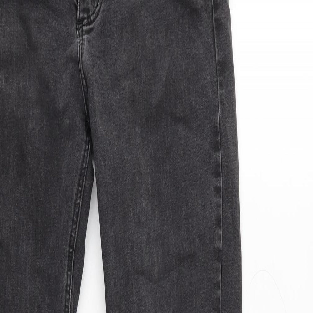 Womens UK Size 8 Denim & Co. Regular Fit Tapered Grey Jeans