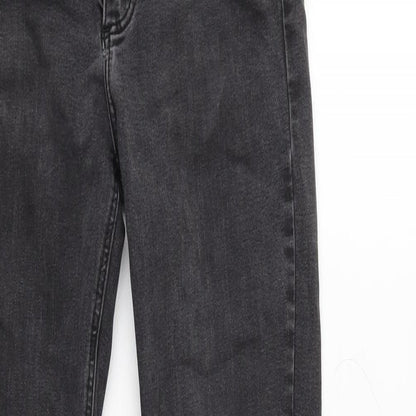 Womens UK Size 8 Denim & Co. Regular Fit Tapered Grey Jeans