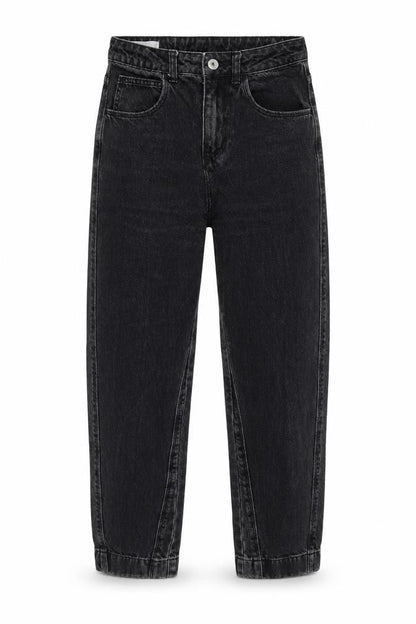 Collusion Womens Grey Cotton Straight Jeans Size 28 in L30 in Regular Tie
