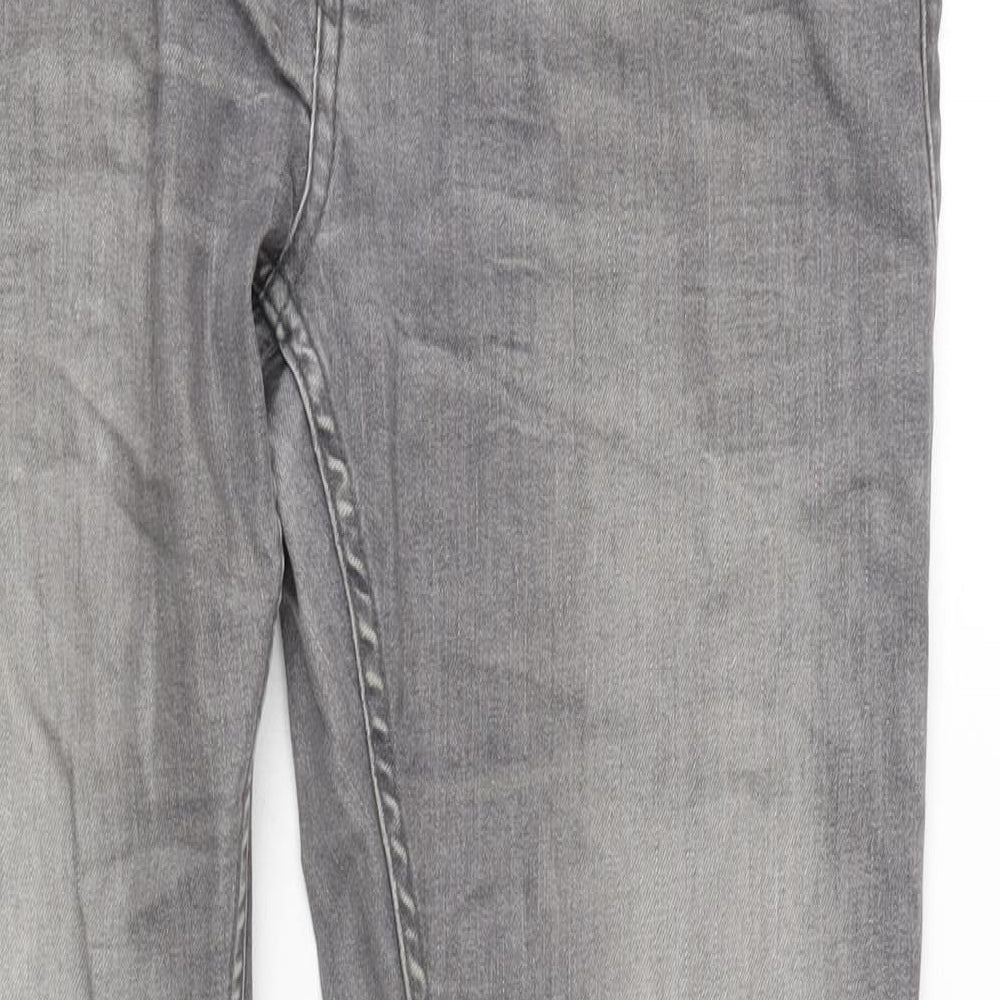 Mens UK Size 33 in NEXT Regular Fit Straight Grey Jeans