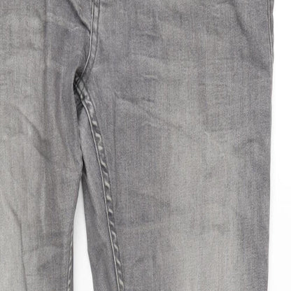 Mens UK Size 33 in NEXT Regular Fit Straight Grey Jeans