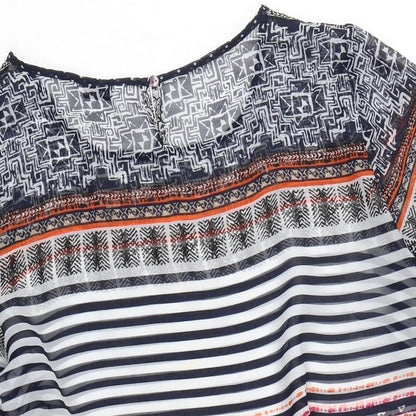 Womens UK Size 14 Marks and Spencer Multicoloured Basic Blouse