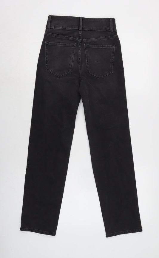 Womens UK Size 6 Marks and Spencer Regular Fit Straight Grey Jeans