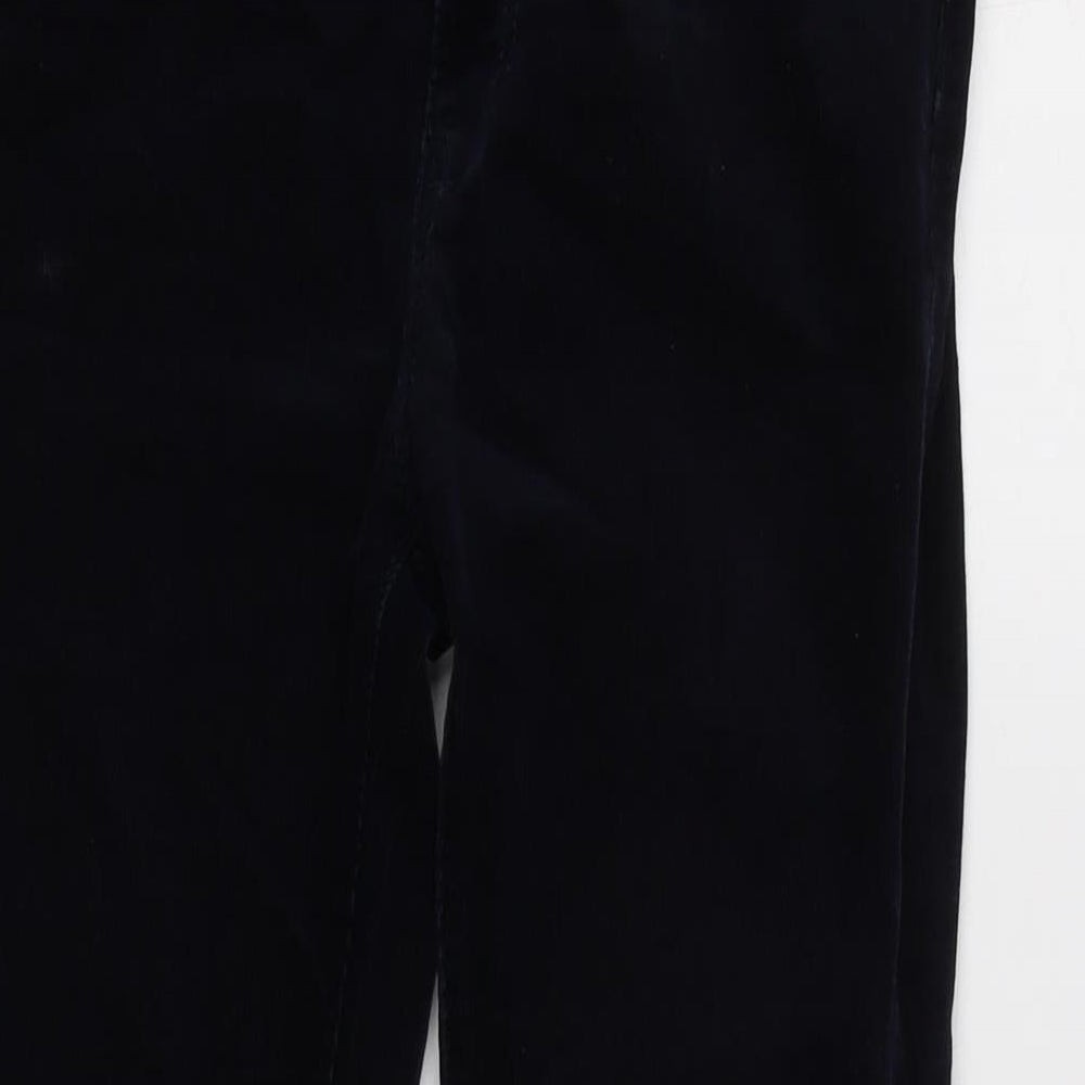 Womens UK Size 8 Marks and Spencer Regular Fit  Blue Trousers