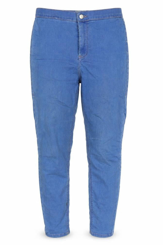 Womens UK Size 30 in Topshop Regular Fit Tapered Blue Jeans