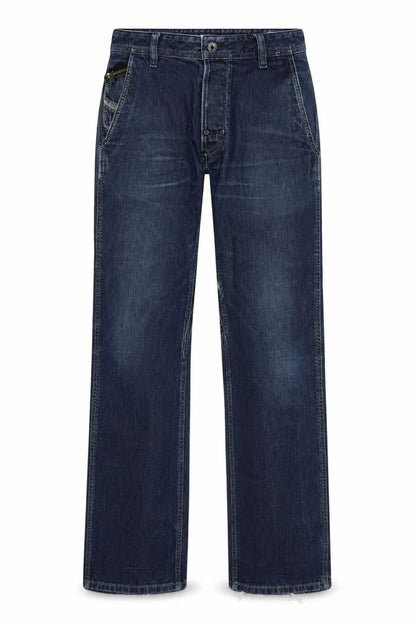 Mens UK Size 32 in Diesal Regular Fit Straight Blue Jeans