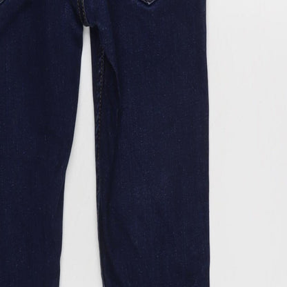 Mens UK Size 28 in Topman Regular Fit Skinny Blue Jeans