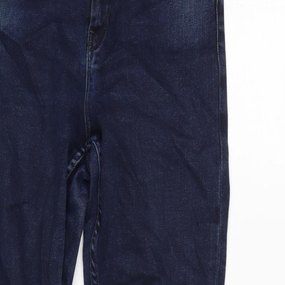 Scotch & Soda Womens Blue Cotton Blend Tapered Jeans Size 28 in L28 in Regular Zip
