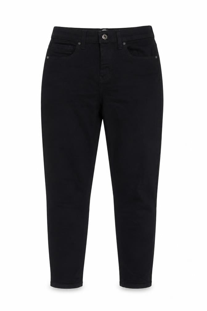 Womens UK Size 28 in Topshop Extra-Slim Fit Tapered Black Jeans