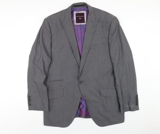 Mens UK Size 42 Marks and Spencer Regular Grey Suit Jacket