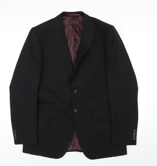 Mens UK Size 40 Marks and Spencer Regular Black Suit Jacket