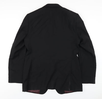 Mens UK Size 40 Marks and Spencer Regular Black Suit Jacket