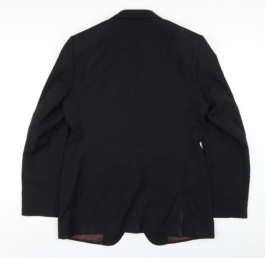 Mens UK Size 40 Marks and Spencer Regular Black Suit Jacket