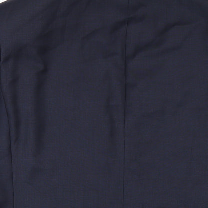 Mens UK Size 40 New & Lingwood Regular Blue Suit Jacket